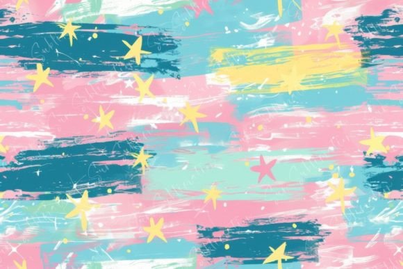 Abstract Pastel Star Pattern: A Guide to Dreamy Design
