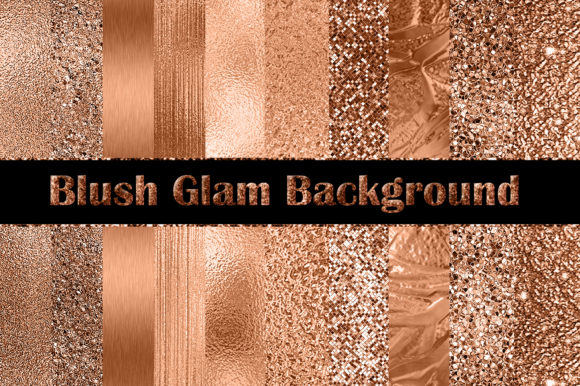 Blush Glam Background Digital Papers for Modern Design