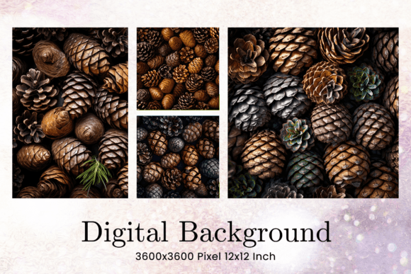 Christmas Winter Pinecones: A Designer's Festive Asset