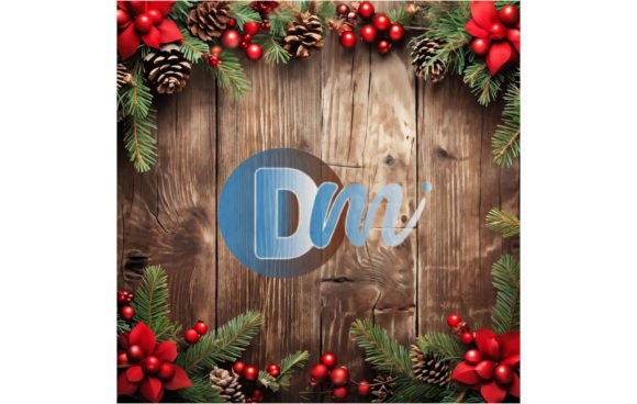 Christmas Wooden Digital Paper 11: A Designer's Rustic Asset