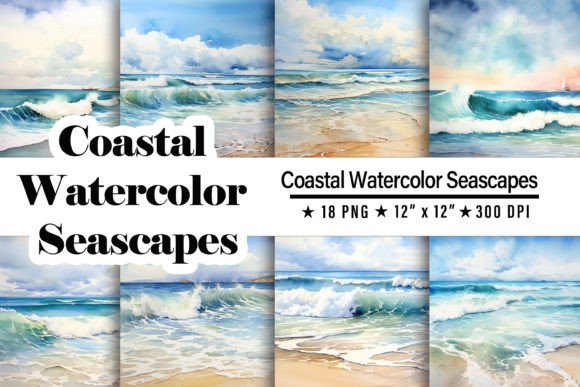 Coastal Watercolor Seascapes: A Designer's Guide to Beachy Visuals