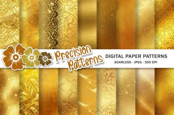 Elevate Your Projects with Ombre Yellow Light Gold Foil Background