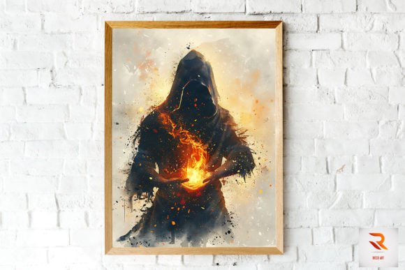 Epic Fantasy Fire Wizard Wall Art: A Guide to Dramatic Decor