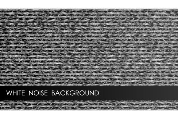 Horizontal TV White Noise Signal Abstract: A Modern Texture