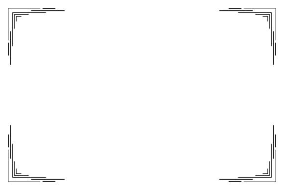 Rectangular of Frame Border Vector 25: Modern Geometric Design