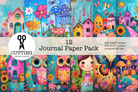 Unleash Creativity with a Colorful Journal Paper Pack