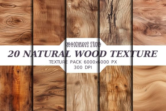Wood Background Paper Pack: 24 High-Quality JPGs for Your Projects